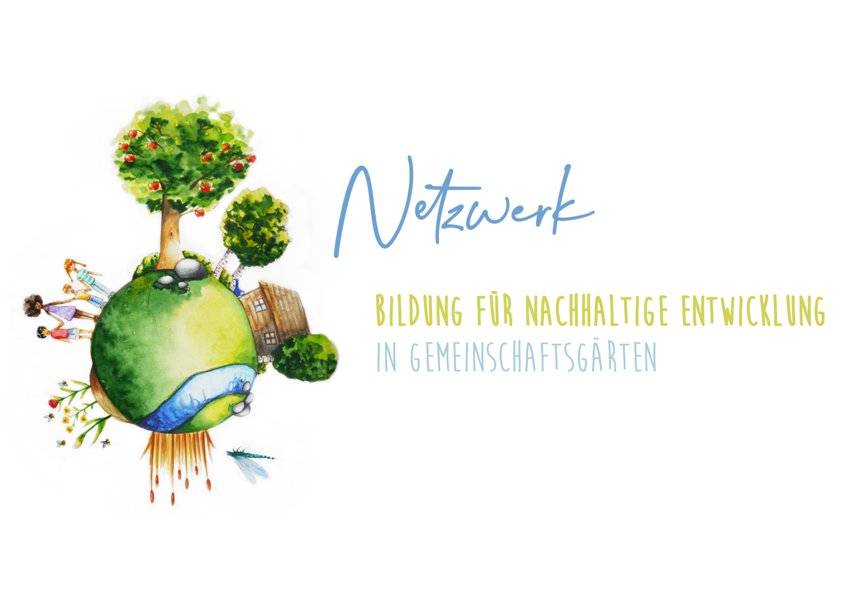 Logo Netzwerk Bildung für Nachhaltige Entwicklung in Gemeinschaftsgärten